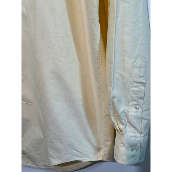 ✨5 for $15✨ Men’s Ralph Lauren Yellow Yarmouth Button Down Dress Shirt - Picture 5 of 9